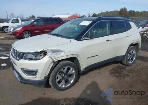 2018 Jeep Compass Limited 4X4 z USA, uszkodzony, nr VIN 3C4NJDCB7JT280723